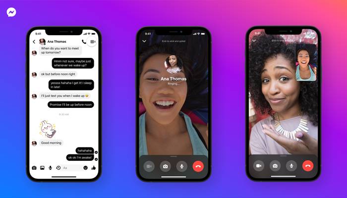 میسنجر سے اب آڈیو اور ویڈیو کالز کرنا نہایت آسان