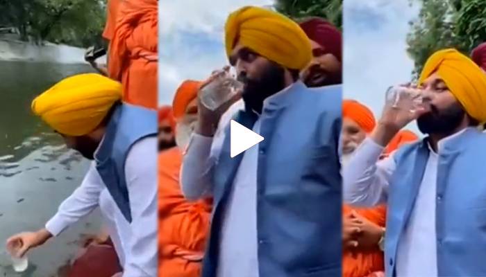 CM of Indian Punjab to drink river water