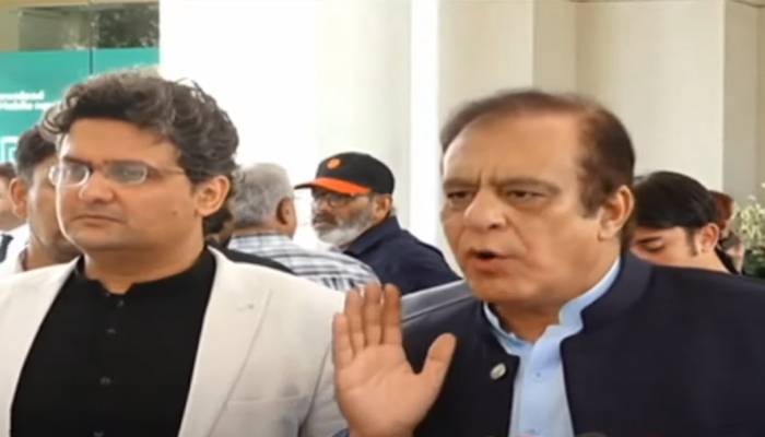 shibli faraz and faisal javed press conference