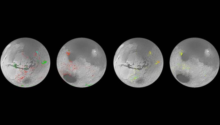 سرخ سیارے پر پانی کے ممکنہ ذخائر کا تفصیلی نقشہ تیار