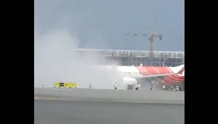 air india plane got fire