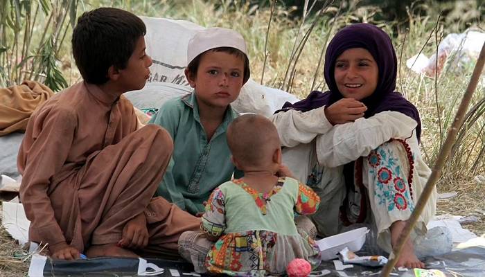 flood affected children 