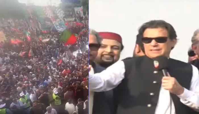 دیکھنا ہے ملک میں انقلاب بیلٹ باکس سے آئے گا یا خونریزی سے:عمران خان