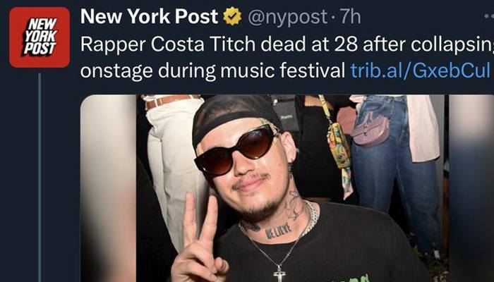 rapper died on stage