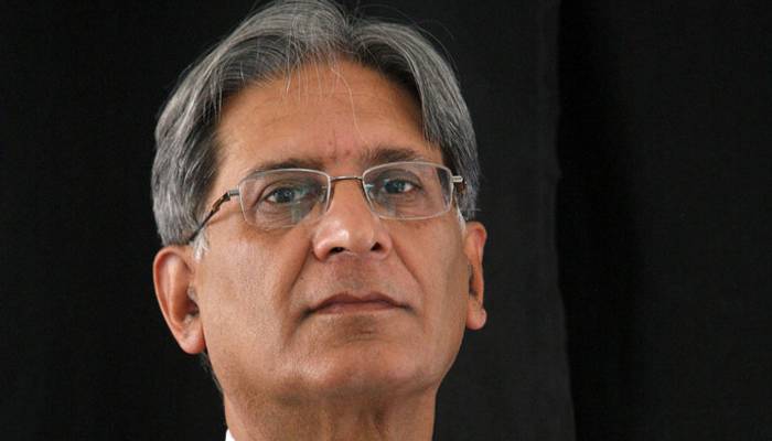 aitzaz ahsan on fire