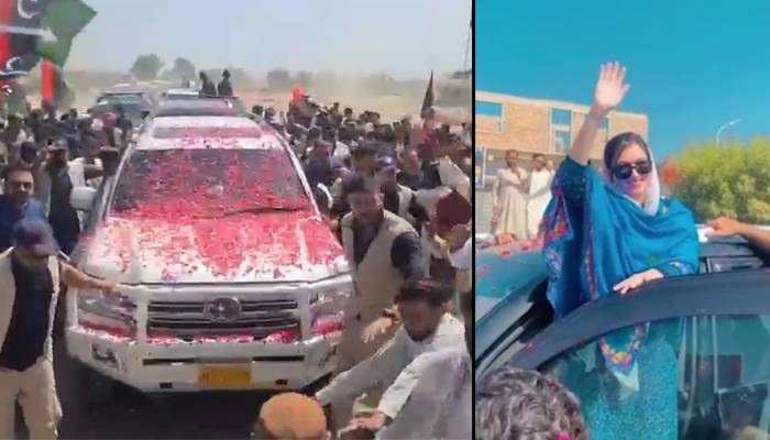 بلاول،آصفہ بھٹو کانواب شاہ میں پرُجوش استقبال،نعروں سےفضا گونج اُٹھی