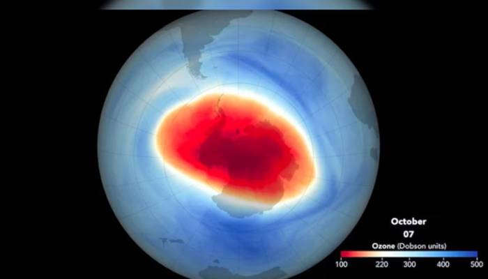 دنیا کی حفاظتی تہہ ’اوزون‘ میں شگاف3برا زیل جتنے حجم تک بڑھ گیا