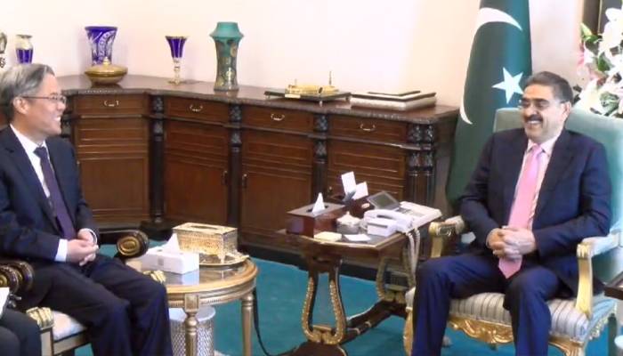 chinese ambessedor called on PM kakar