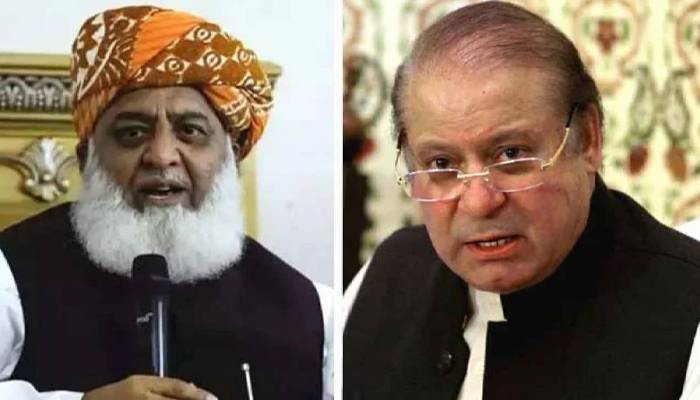 نوازشریف کا فضل الرحمان کو فون،خیریت دریافت کی