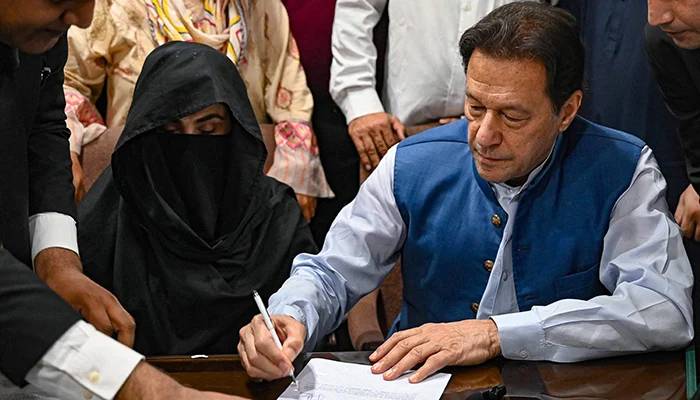 imran khan & bushra bibi