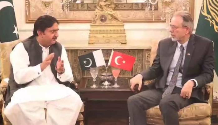 قائم مقام گورنر پنجاب ملک محمد احمد خان سے ترکیہ کے سفیر  کی  ملاقات 