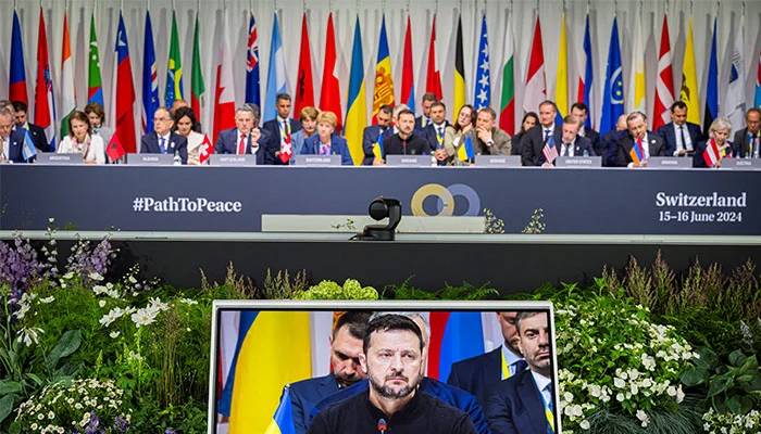 سوئٹزرلینڈ میں ہونے والی یوکرین امن کانفرنس کا اعلامیہ جاری 