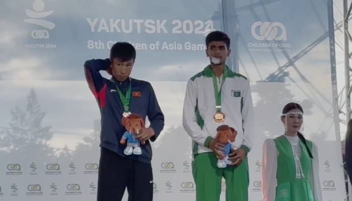 پاکستانی کھلاڑی نےماس ریسلنگ میں برانزمیڈل جیت کرتاریخ رقم کردی