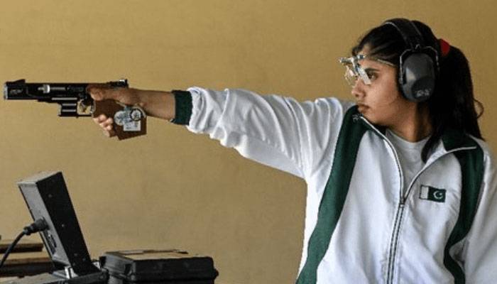 پاکستان کی پہلی نشانہ بازخاتون اولمپک میڈل جیتنےکیلئے پرعزم