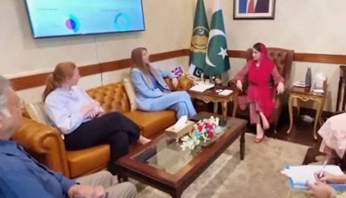 مریم نواز سے برٹش ہائی کمشنرجین میری ایٹ کی ملاقات