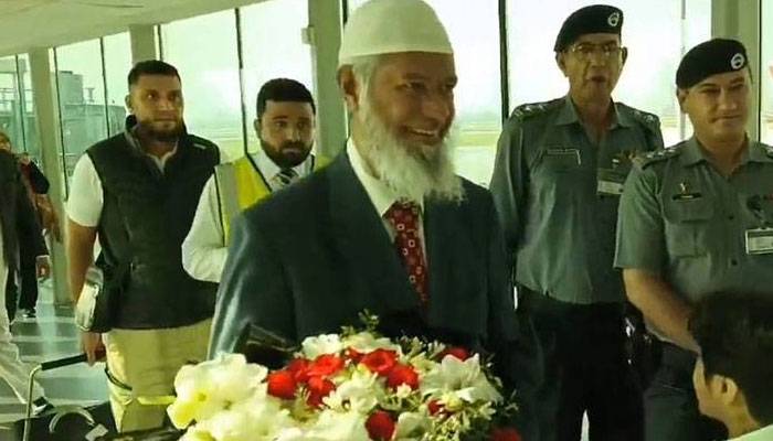 معروف مبلغ اور سکالر ڈاکٹر ذاکر نائیک اسلام آباد پہنچ گئے 